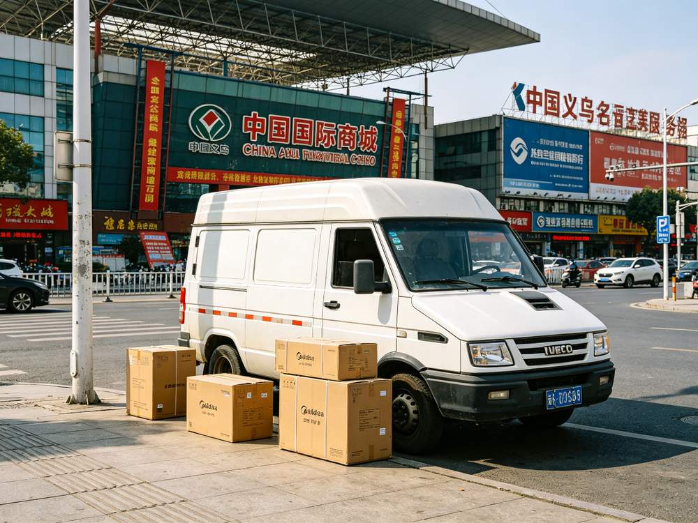 义乌国际商贸城附近搬家现场